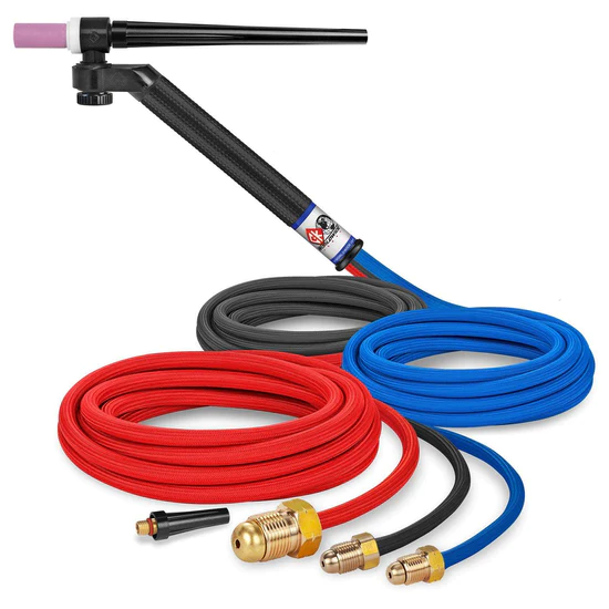 CK Worldwide 230A Water Cooled Flex-Loc TIG Torch w/ SuperFlex Cable ...