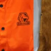 Black Stallion Hi-Vis FR Cotton/Split Cowhide Jacket - JH1012-OR - Image 2